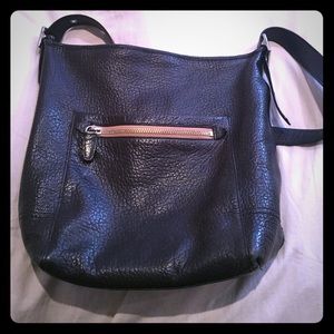 Leather coach bag
