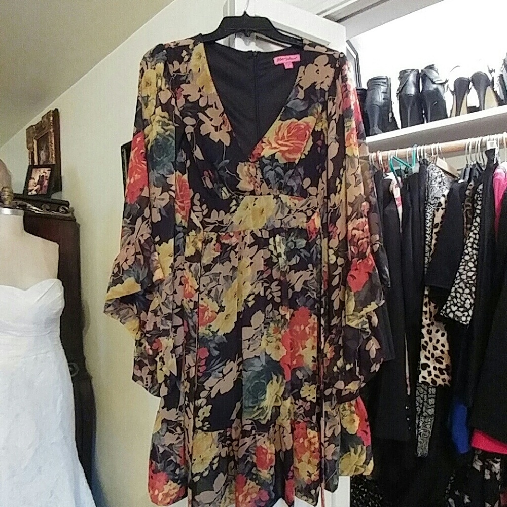Betsy Johnson floral dress