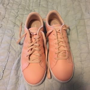 Adidas neo blush pink sneakers