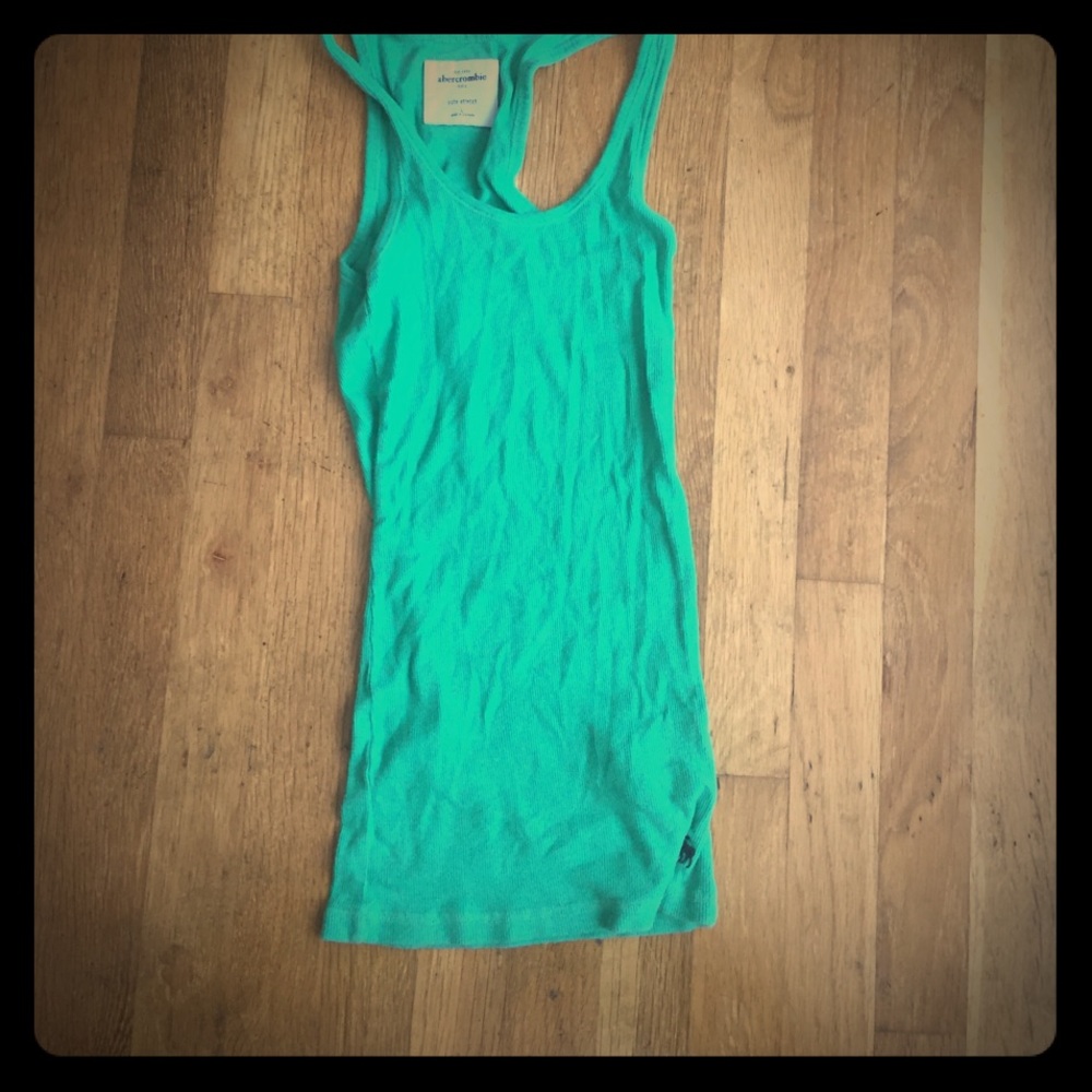 Green tank top
