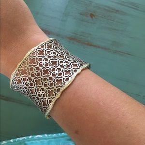Kendra Scott Candice Mixed Metal Cuff Bracelet