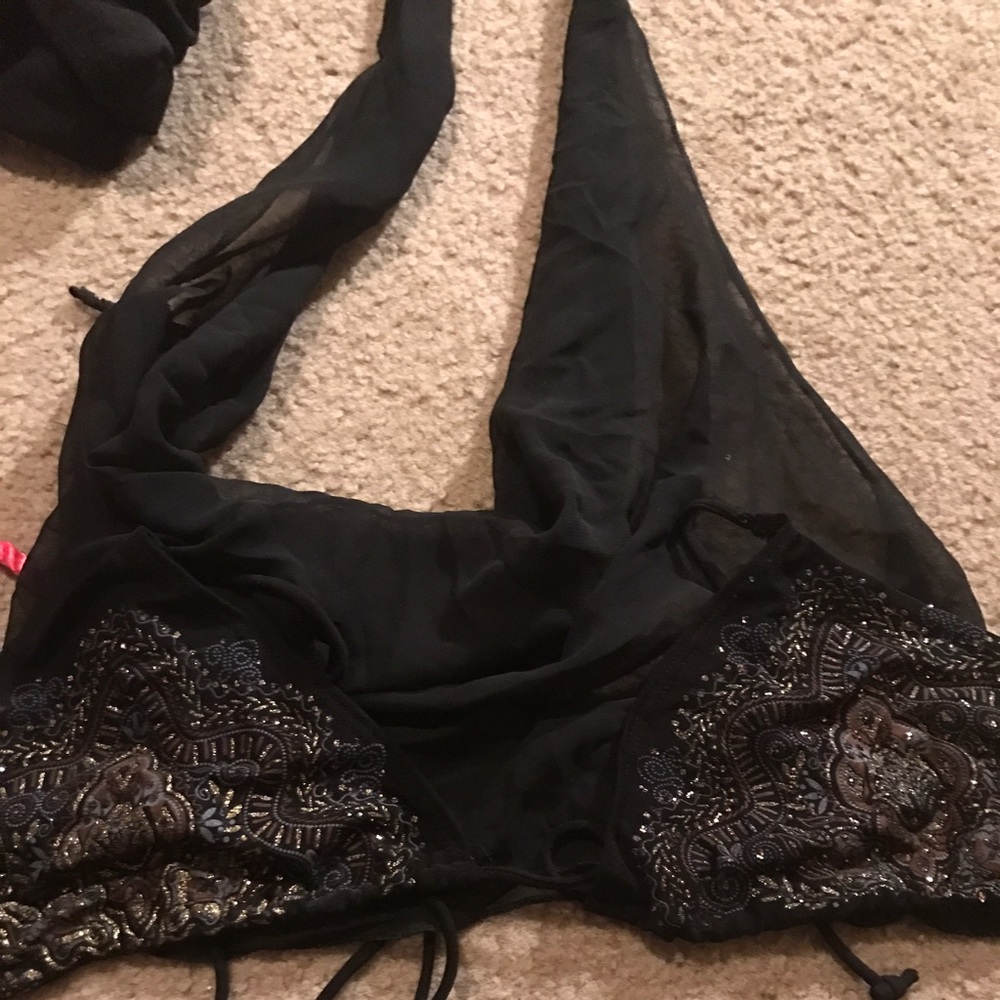 Bathing suit style halter