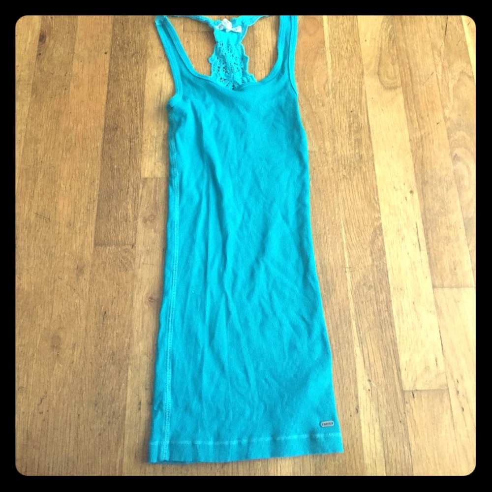 Blue tank top