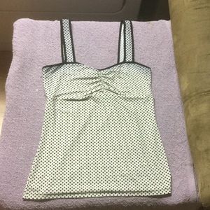 Black and White polka dot Limited top!