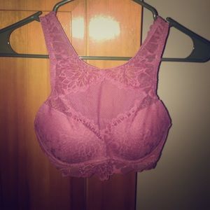 pink Victoria secret sports bra