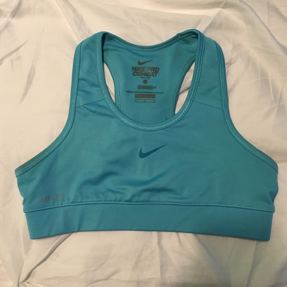 Light Blue Nike Sports Bra