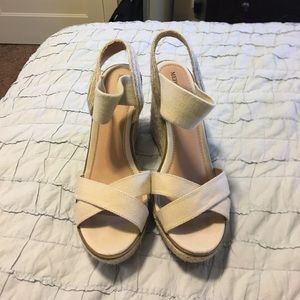 Cream colored wedges