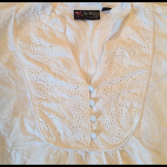 White embroidered top - Picture 3 of 3