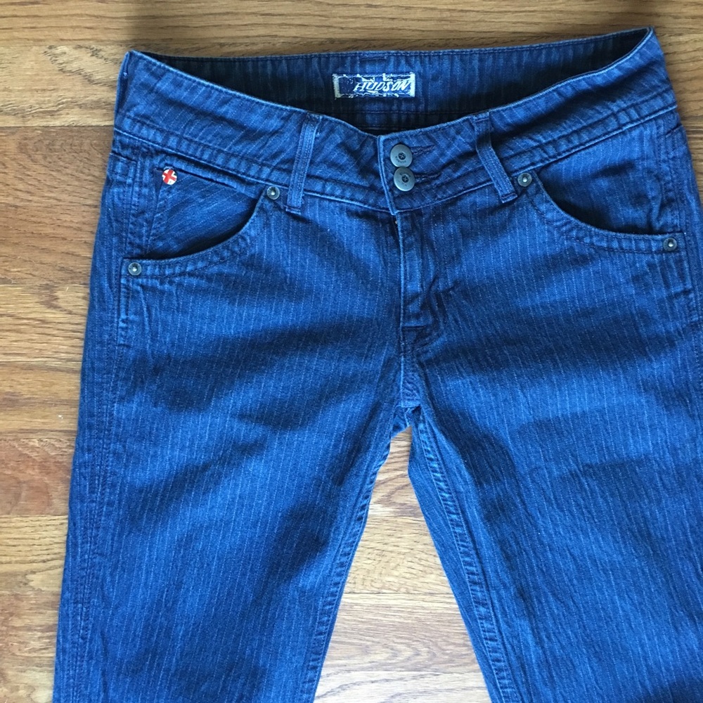 Hudson jeans with faded pinstripe 28 (make offer)