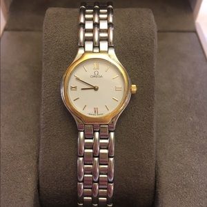 Omega Deville 18K/Stainless Steel Ladies Watch