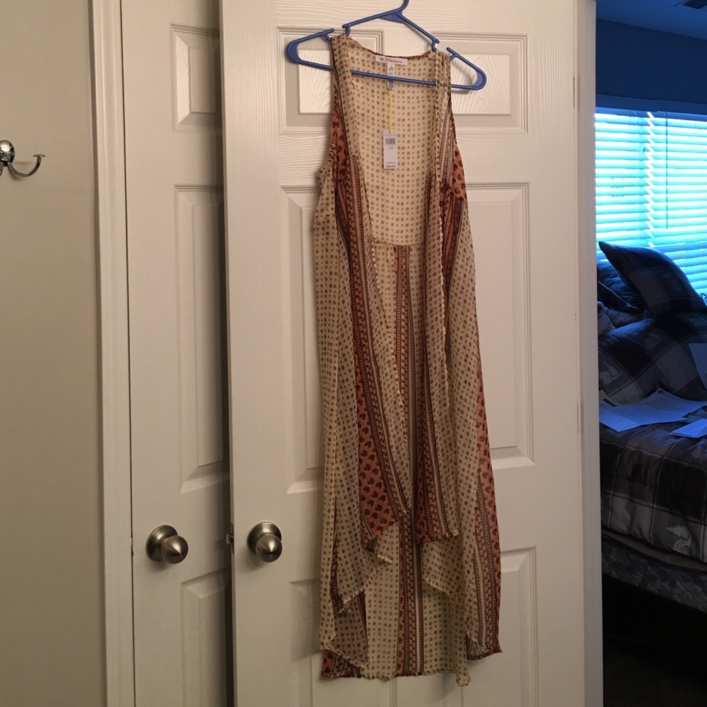 Long. Shear juniors  designer Summer vest.