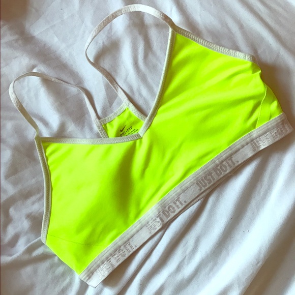 Nike Other - Nike Neon Dri-Fit sports bra. Size M