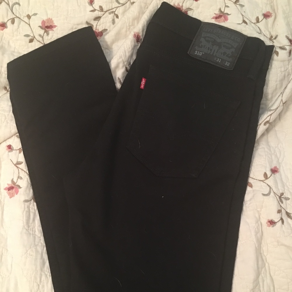 Black Men's Levi's 510 Jeans