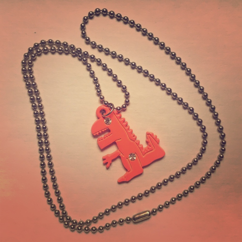 Dinosaur necklace