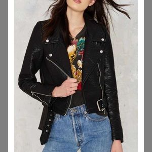 Nasty Gal Vegan leather jacket
