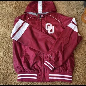 Boys Oklahoma Sooners warm up jacket