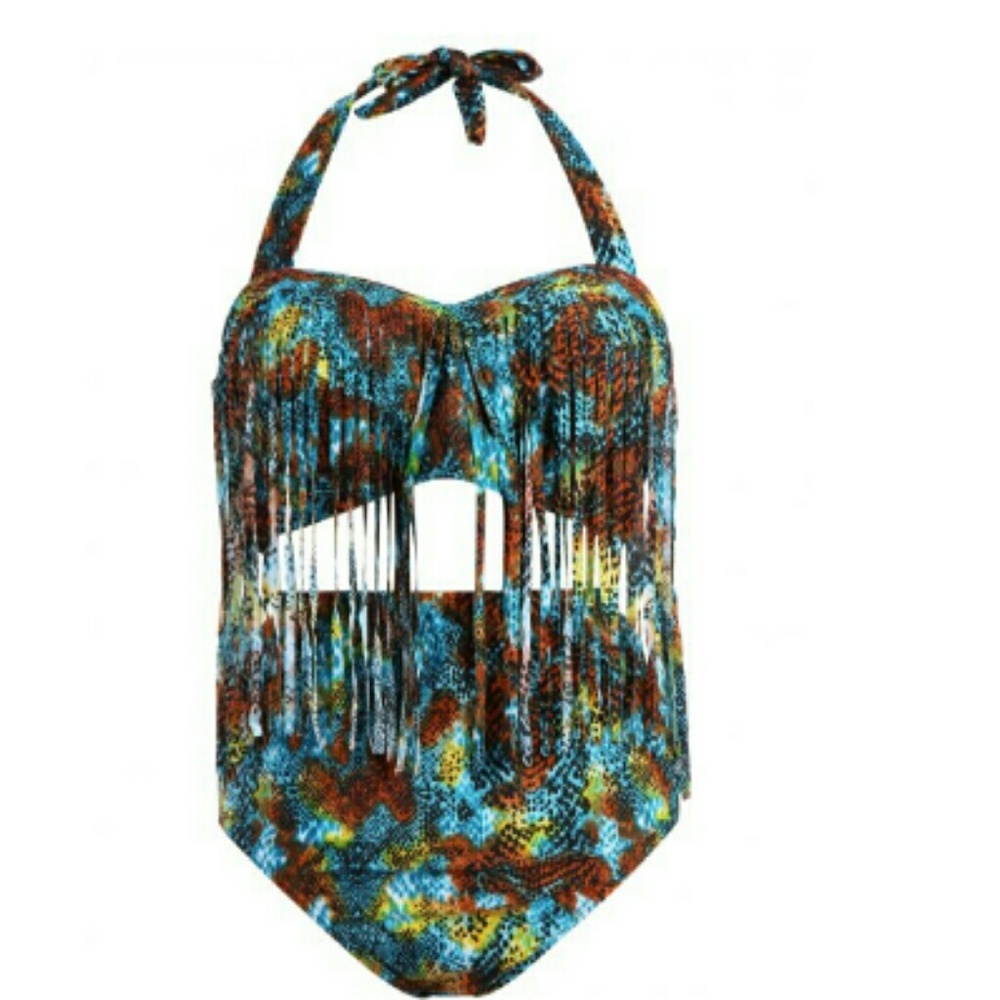 FRINGE BATHING SUIT ( SOLD)