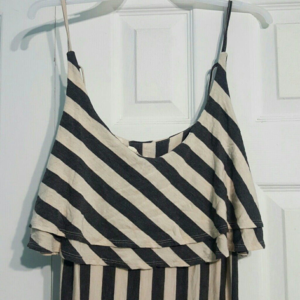 Stripped maxi dress