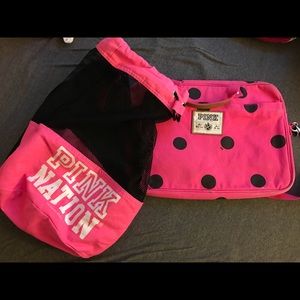 Victoria's Secret Bookbag and Laptop Bag Bundle