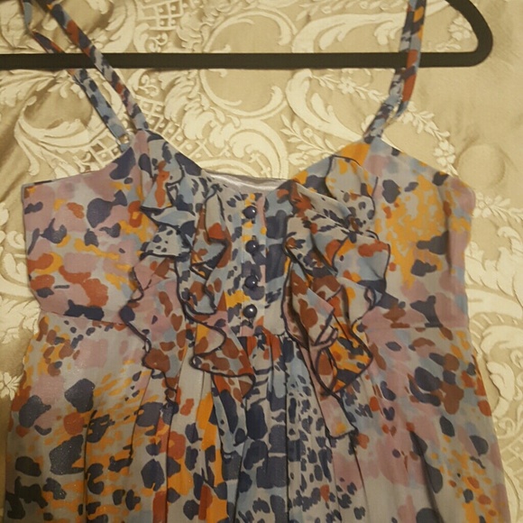 Kensie Maxi Chiffon Dress - Picture 2 of 4