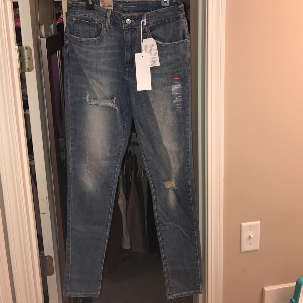 Levi's High Rise Skinny Jeans