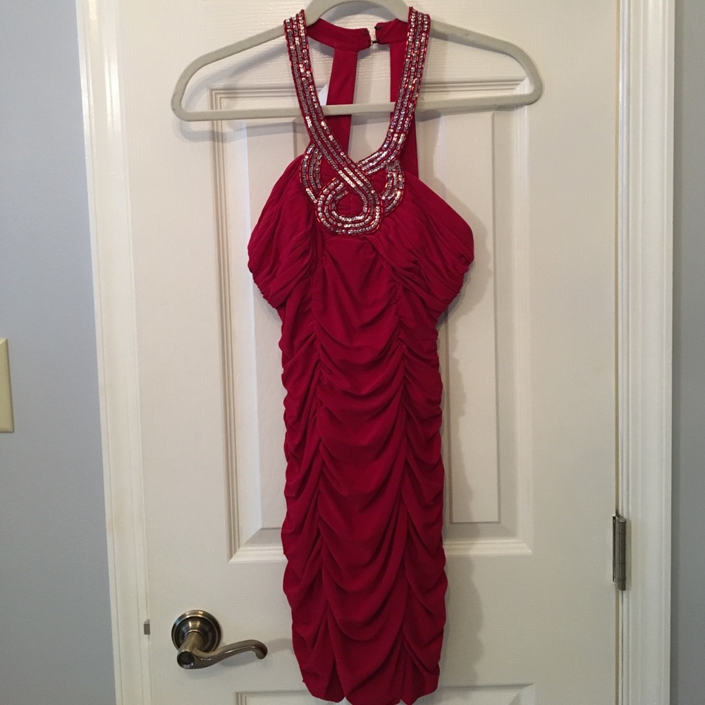 Red homecoming dress