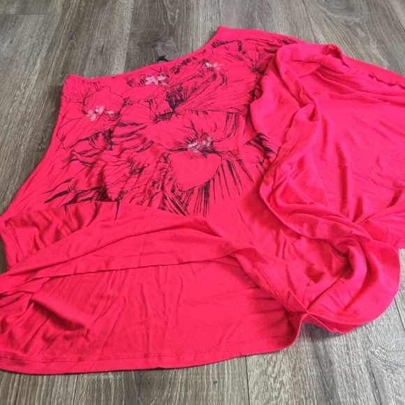 Express Batwing One Shouldered Dress XS Sequins - Picture 5 of 7