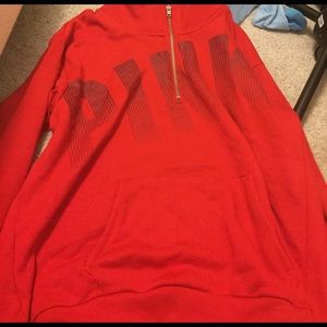 Quarter zip up from pink nwt