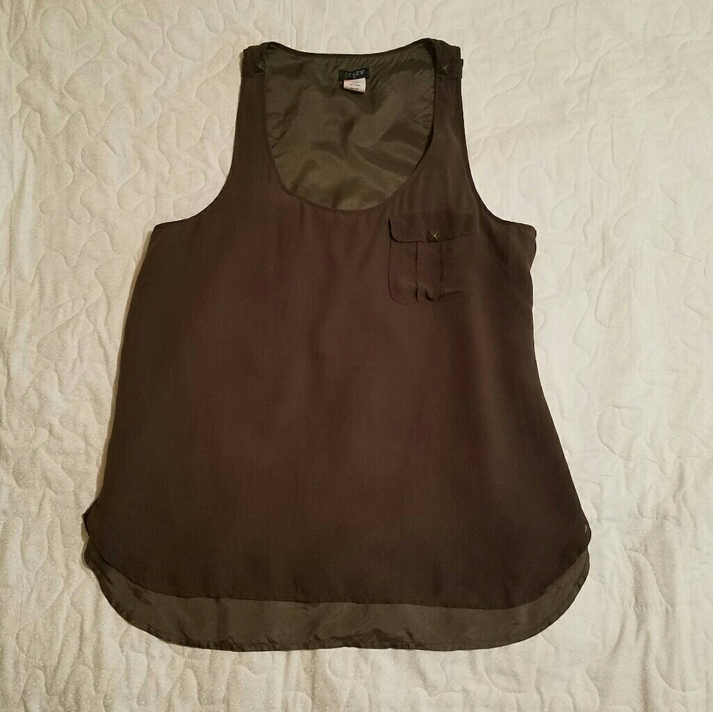 J.Crew Olive Green Tank - 8