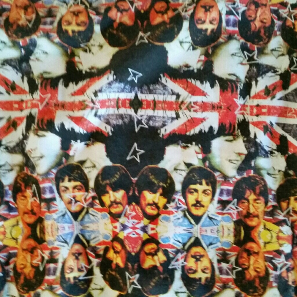 RARE Blomor Beatles British Flag Sweatshirt Size L