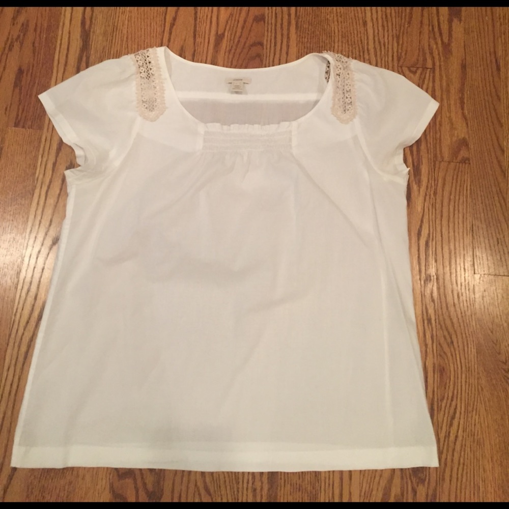 J Crew Peasant Top