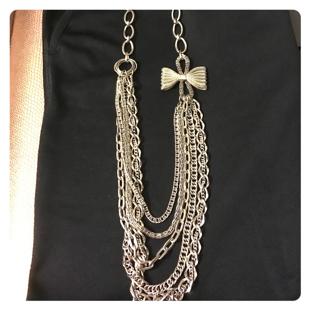 Long layered necklace