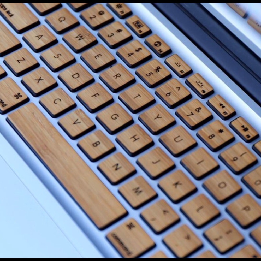 ⚡Real Bamboo Keyboard Skin Cover⚡