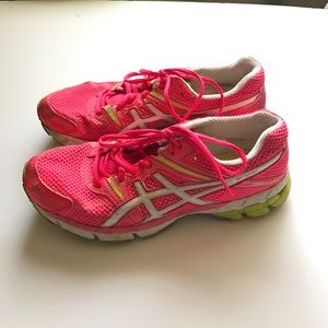 Asics Pink Duomax Athletic Shoes