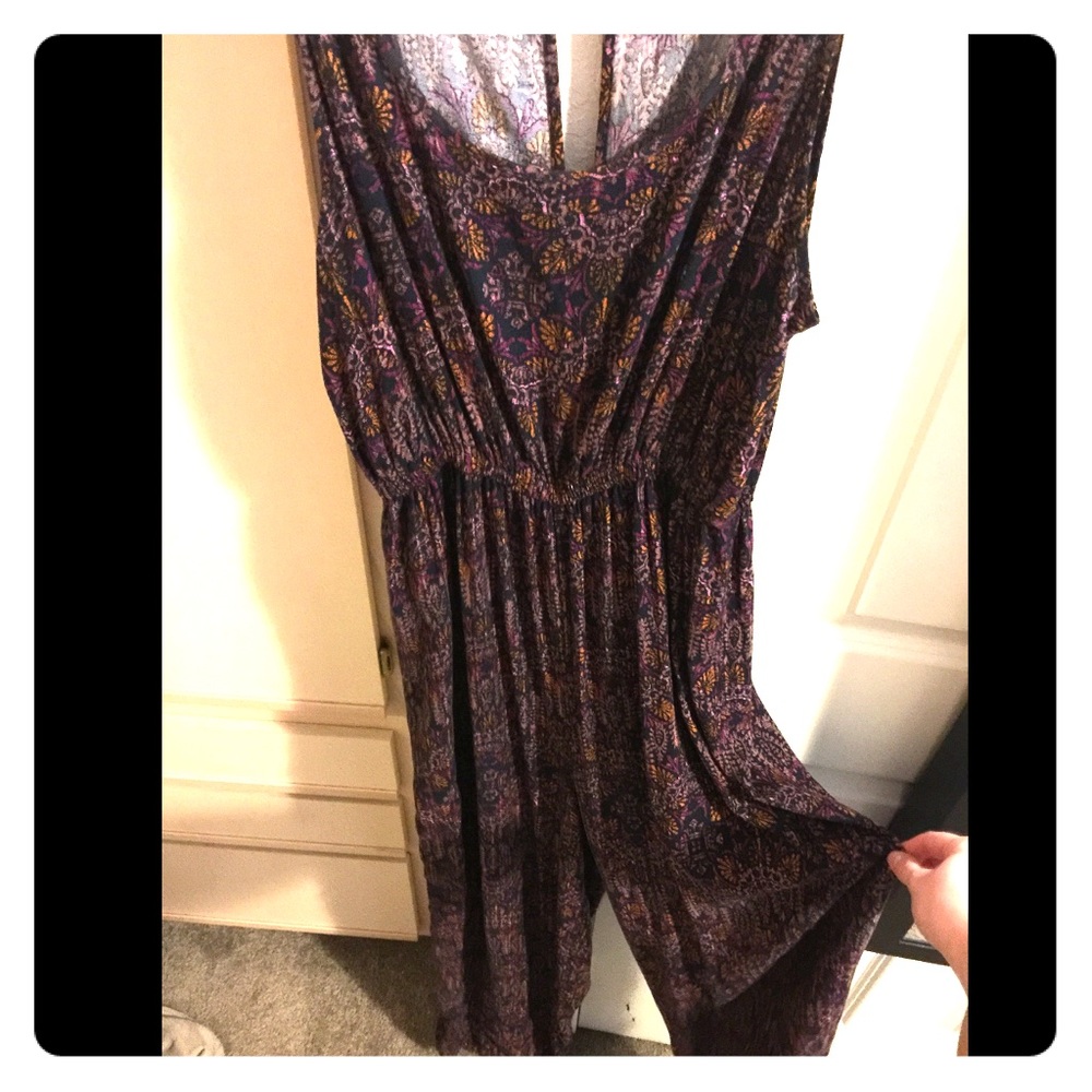 Patterned Jumpsuit Romper