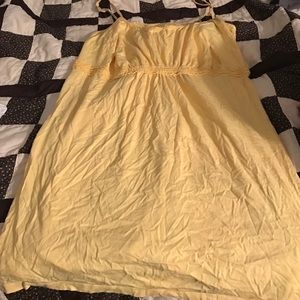 Yellow Cotton Chemise Nightie