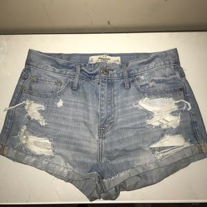 Abercrombie & Finch Hi-rise jean shorts