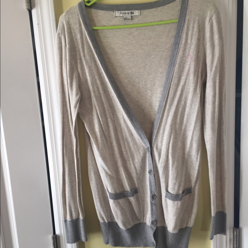 Beige cardigan