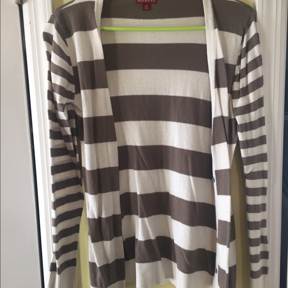 Striped cardigan