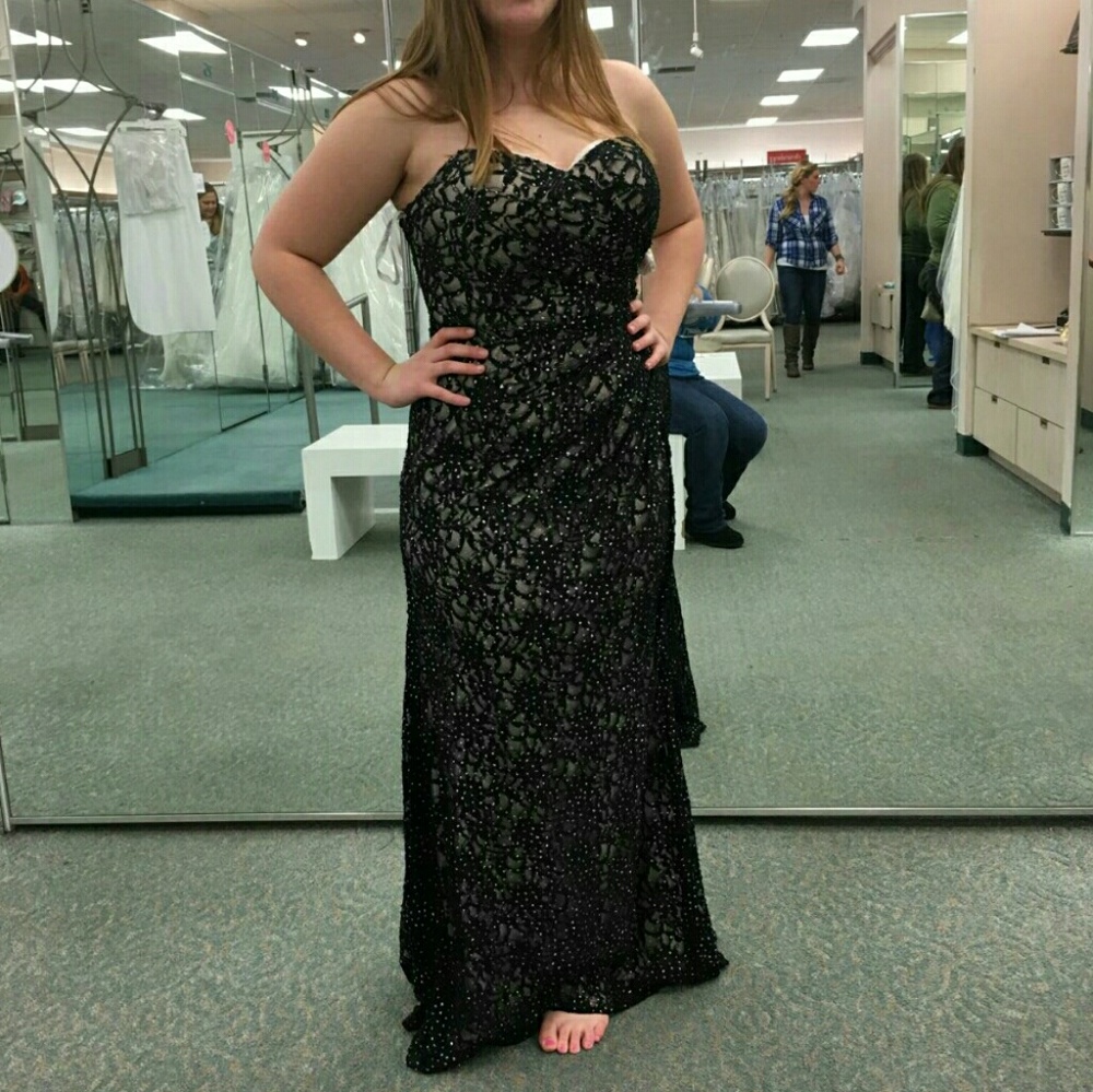 Black formal dress