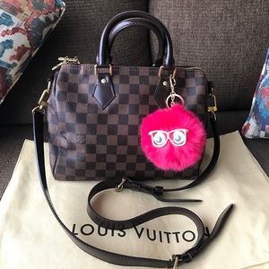 Authentic speedy bandouliere 25 damier