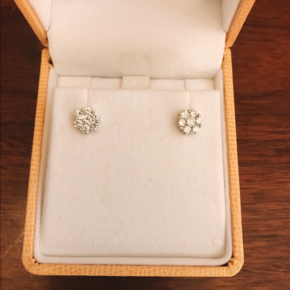 Beanie Jewelers Cluster Earrings - Picture 2 of 4