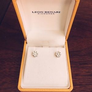 Beanie Jewelers Cluster Earrings