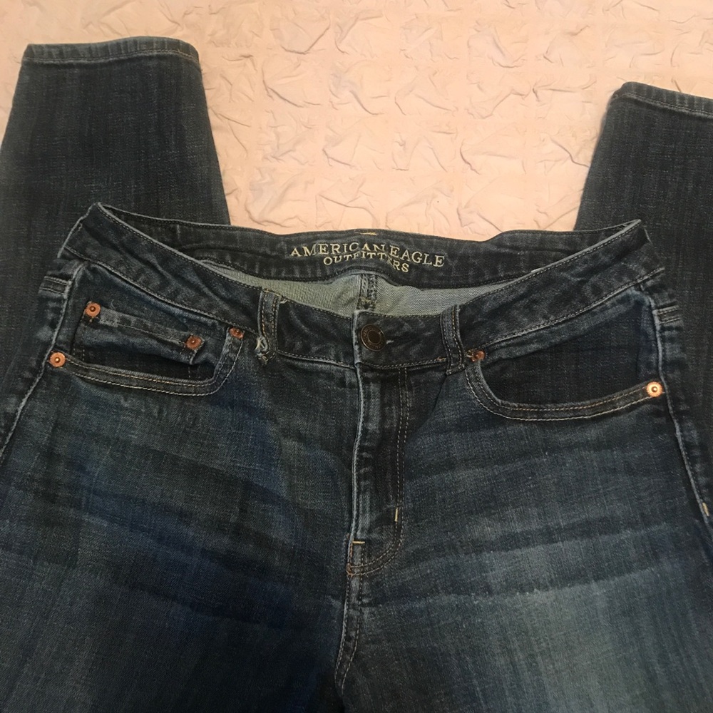 American Eagle High Rise Skinny Jeans