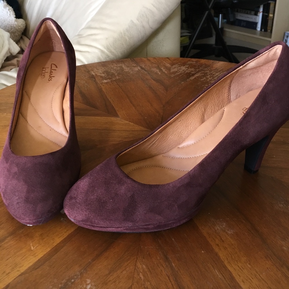 Burgundy heels
