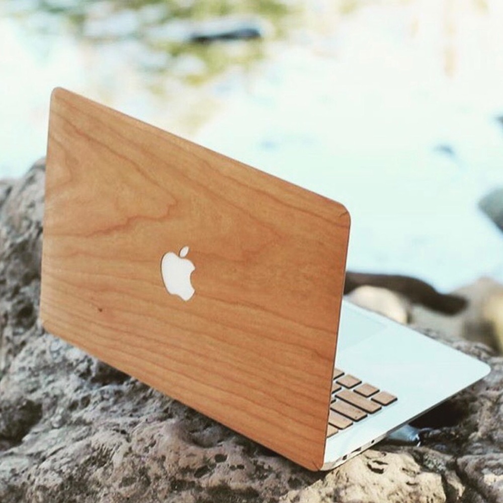 ✨Real Cherry Wood MacBook Skin✨