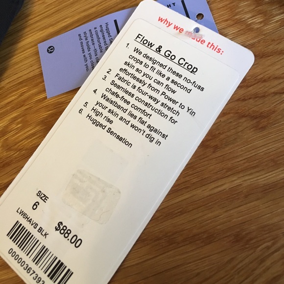 🍋NWT Lululemon🍋Flow & Go Capri - Picture 3 of 6