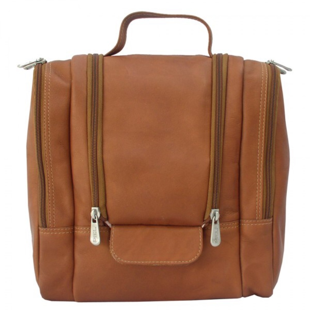 Piel naked leather toiletry bag