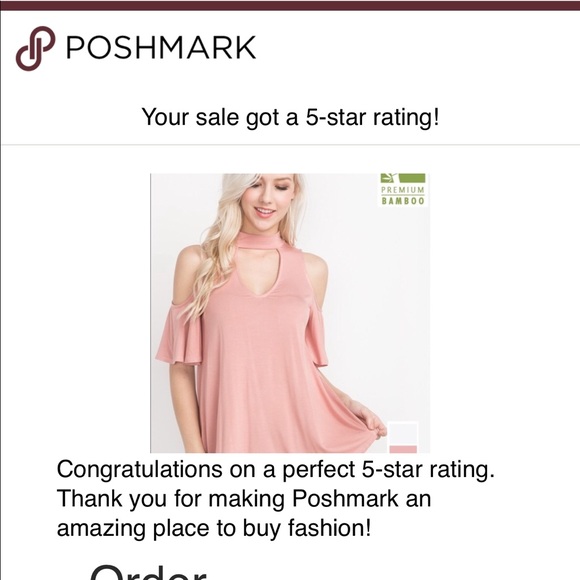 Savanna Blush Choker Open Shoulder Top💕1 Left - Picture 6 of 7