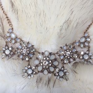 Opalescent statement necklace